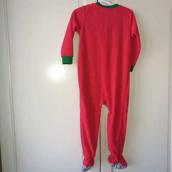 3/$20 Toddler boy fleece Christmas sleeper 3T - Picture 4 of 8